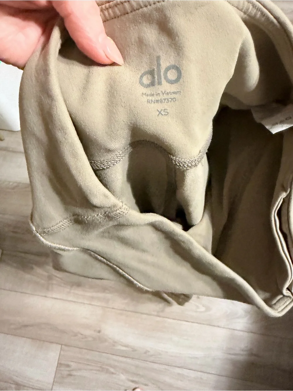 ALO Yoga Tan High-Rise Performance Leggings